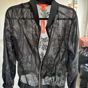 Brand new with tags women’s medium sheer dressy bomber jacket